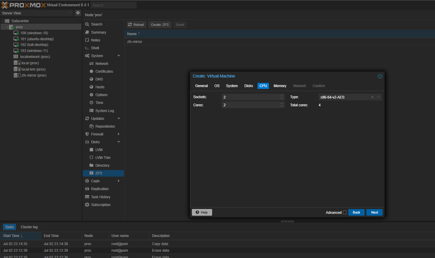 Assigning cpu cores for processor